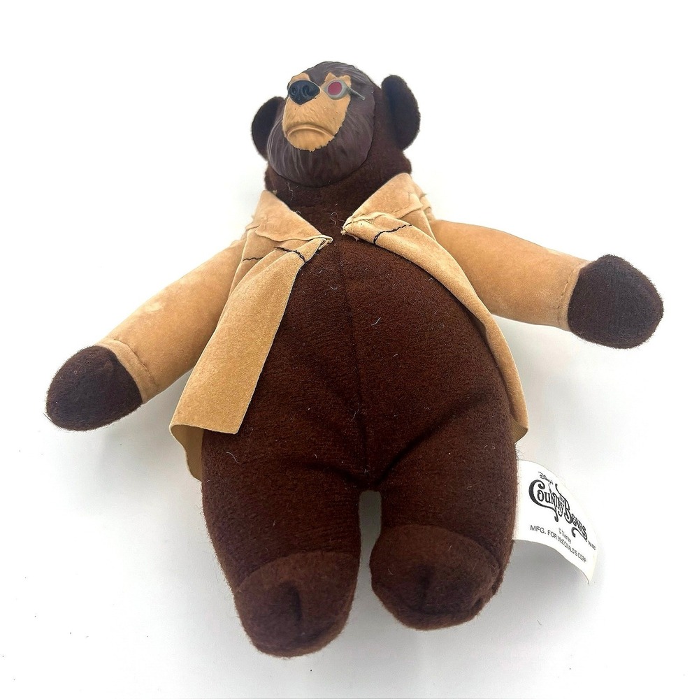 Disney Ted Bedderhead Plush Vintage 2002 Country Bears Jamboree Movie Promo McDs
